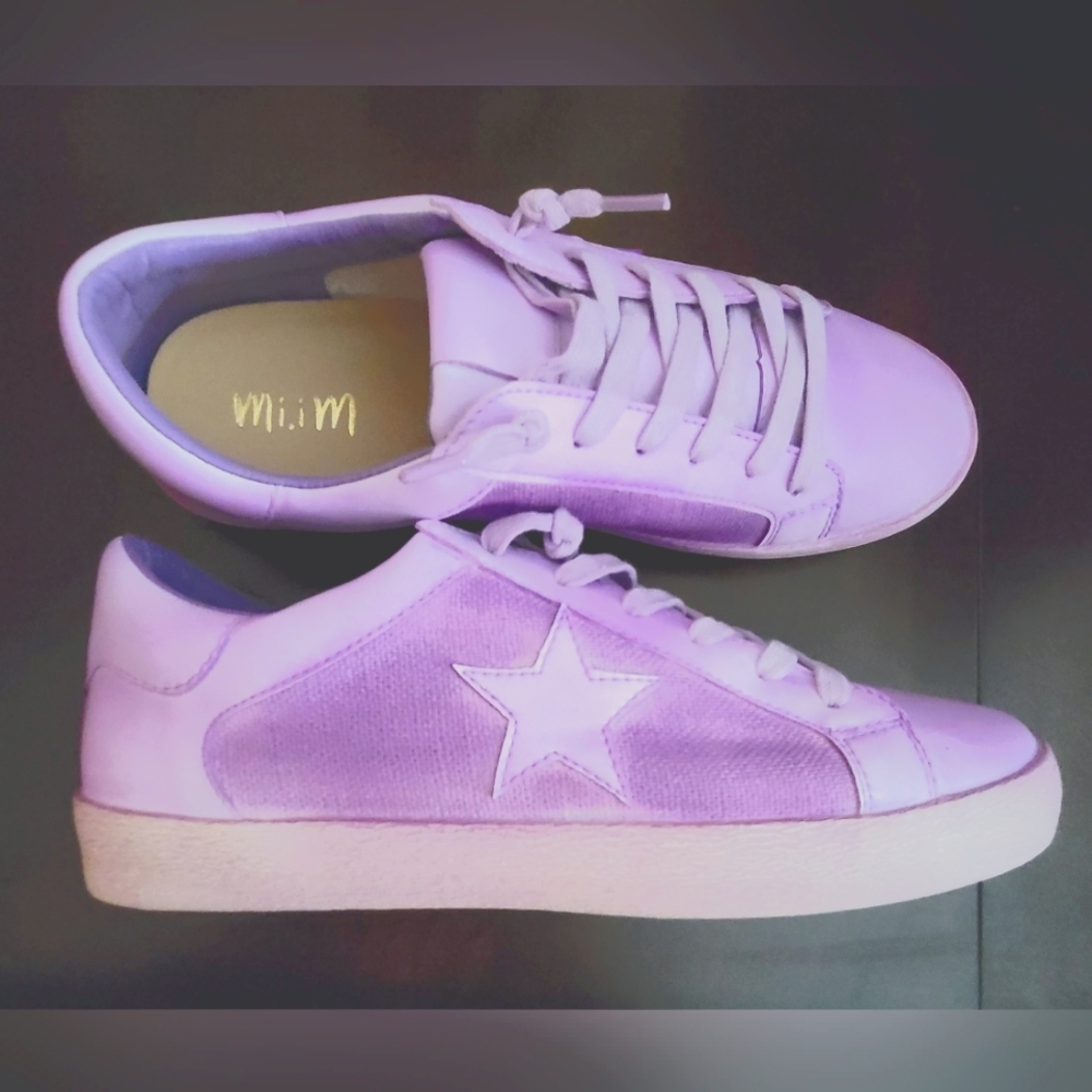 Purple Star Sneakers by Mi.iM, size 8.5